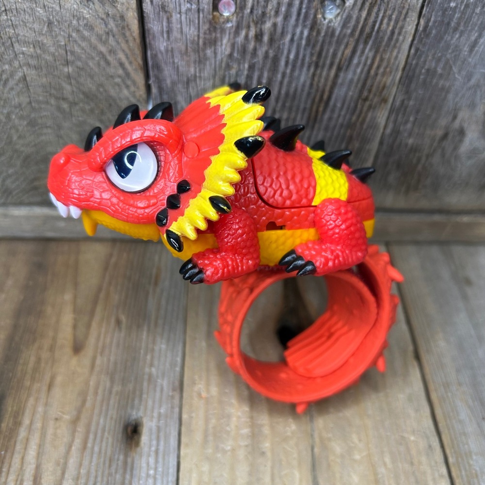 Little Live Pets Wrapples Red Dragon Interactive Wearable Slap Bracelet Toy